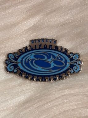 Disney's California Adventure Blue Swirl Mickey Ears Disneyland Pin